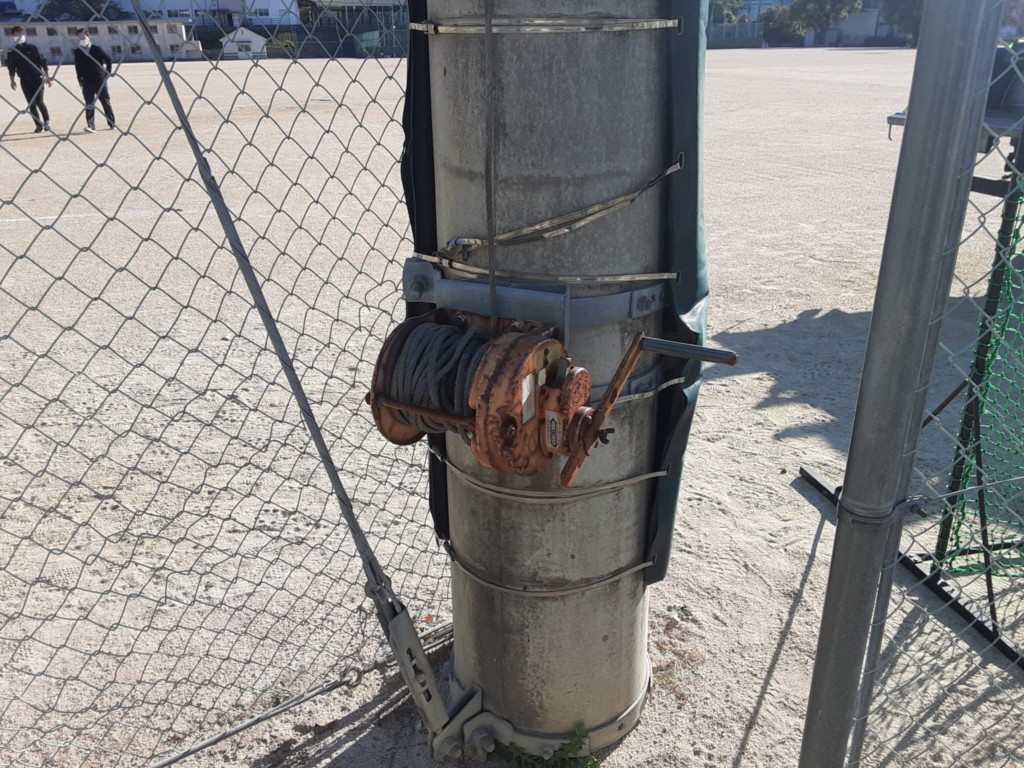 手動ウインチ他交換工事