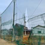 防球ネット補修工事