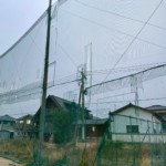 防球ネット補修工事