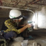 天井剥落防止ネット設置工事