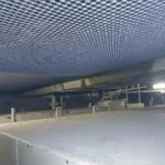 天井剥落防止ネット設置工事