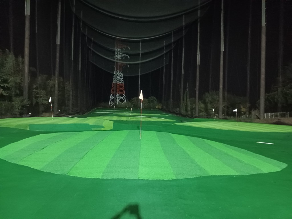 目標グリーン設置工事