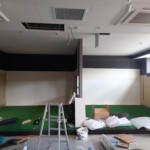 インドアゴルフネット設置工事