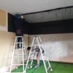 インドアゴルフネット設置工事