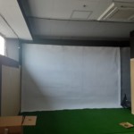 インドアゴルフネット設置工事