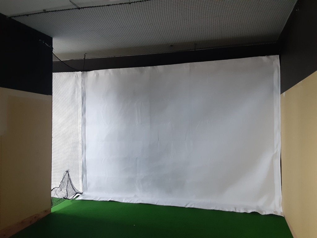 インドアゴルフネット設置工事