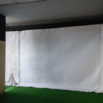 インドアゴルフネット設置工事