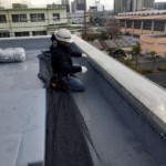 外壁剥落防止ネット設置工事