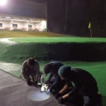 目標グリーン設置工事