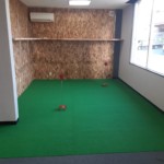 個人様宅インドアゴルフ練習場新設工事
