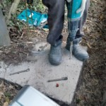 電動ウインチ交換工事