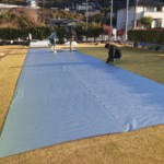パター練習場人工芝設置工事