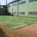 パター練習場人工芝設置工事