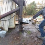 ウィンチ台交換工事