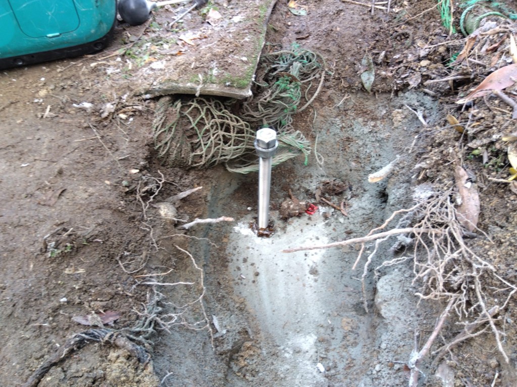 アンカー復旧工事