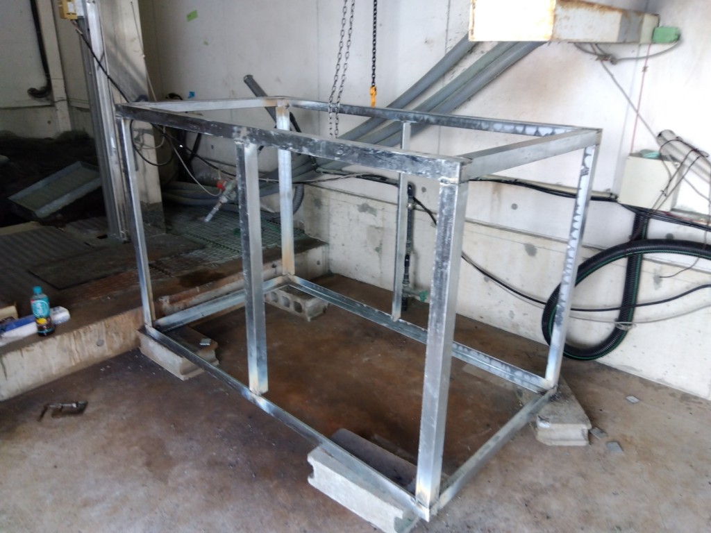 ボール洗浄機交換工事