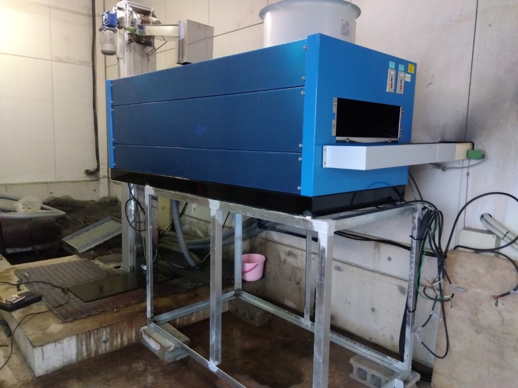 ボール洗浄機交換工事