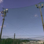 固定ネット一部張替工事