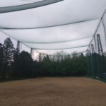 天井ネット一部張替工事