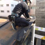 外壁剥落防止ネット設置工事