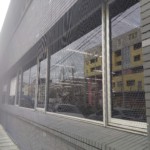 外壁剥落防止ネット設置工事