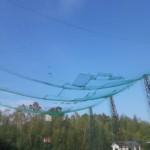 天井ネット一部張替工事