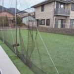 防球ネット及び人工芝設置工事