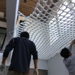 アスレチックネット設置工事