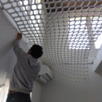 アスレチックネット設置工事