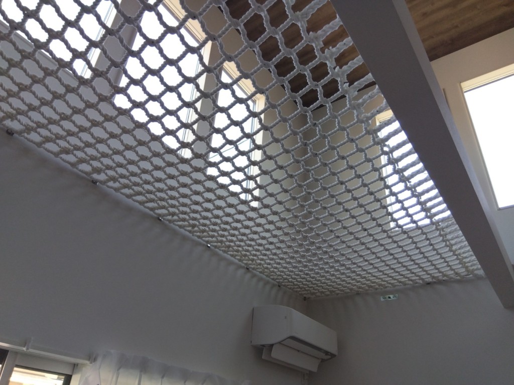 アスレチックネット設置工事