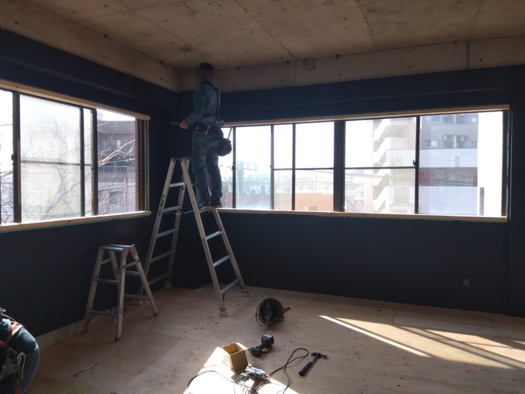 シミュレーションゴルフネット設置工事