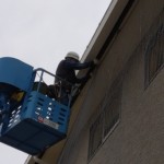 防球ネット設置工事