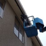 防球ネット設置工事