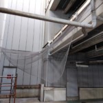 落下防止ネット張替工事