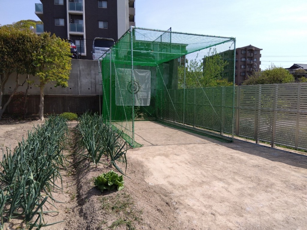 ゴルフネット設置工事