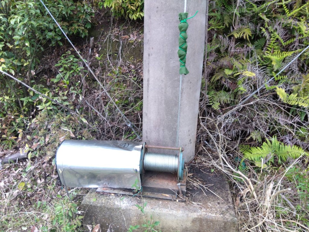 巻ワイヤー・滑車交換工事