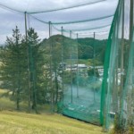 正面ネット追加張り工事