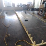 インドアゴルフネット工事