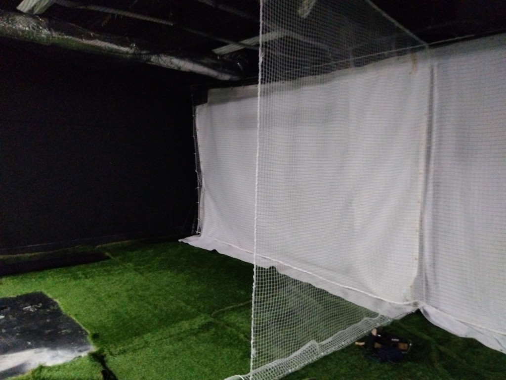 インドアゴルフネット改良工事