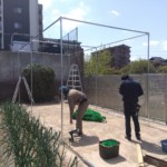 ゴルフネット設置工事