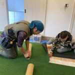 インドアゴルフネット設置工事