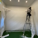 インドアゴルフネット設置工事