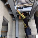 アスレチックネット設置工事