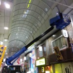 商店街天幕増設工事