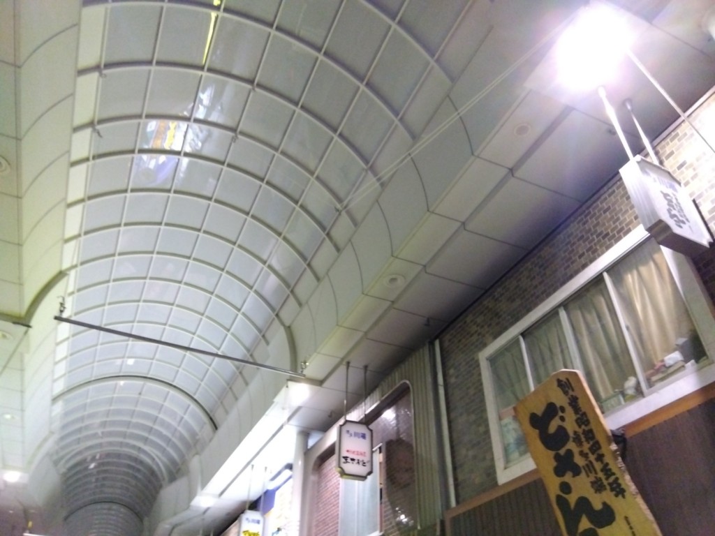 商店街天幕増設工事