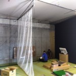 インドアゴルフネット工事