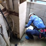 縦コンベアベルト交換工事