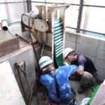 縦コンベアベルト交換工事