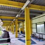 打席上扇風機設置工事