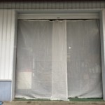 倉庫内防虫ネット設置工事